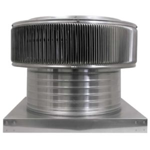 16 inch Roof Vent | Aura Gravity Roof Vent with Curb Mount Flange - AV-16-C6-CMF - Side